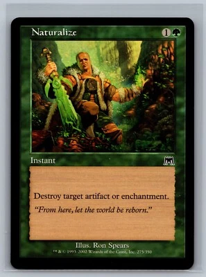 Magic The Gathering Onslaught Naturalize #275/350 MTG TCG CCG - Image 1 of 2
