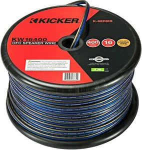 Kicker 46KW16400 Car Audio 400 Feet Spool of 16 Gauge OFC Copper Speaker Wire - Picture 1 of 1