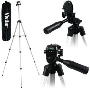 Vivitar 50" Lightweight Photo/Video Tripod For Sony Alpha A6000 ILCE-6000 NEX-3N - Picture 1 of 9