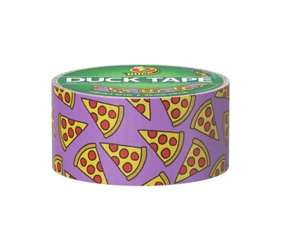 Duck Brand клейкая лента, дизайн для пиццы, 1,88 дюйма x 10 ярдов, сверхпрочный новый - Изображение 1 из 3