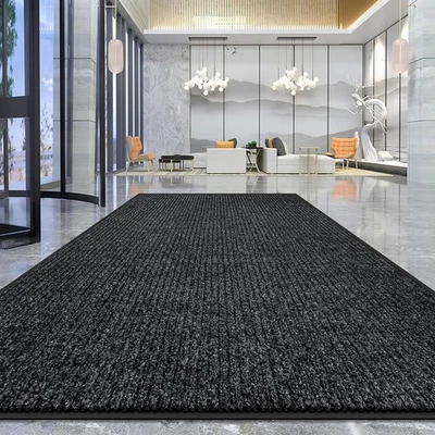 Alfombrilla de puerta interior exterior, felpudos lavables antideslizantes alfombrillas de entrada para oficina en casa Foto 1 de 4