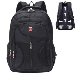 Herren Rucksack Wasserdicht Sport Arbeit Freizeit Schulrucksack Tasche Schwarz - Bild 1 von 19