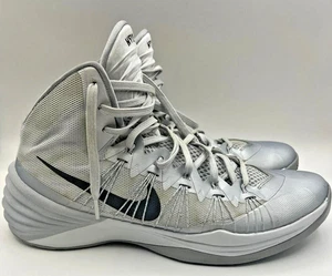 Nike Hyperdunk 2013 TB Mens Size 14 Silver Basketball Shoes 599537-001 - Picture 1 of 12