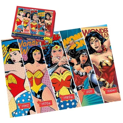 DC Comics Wonder Woman Timeline 1000 Piece Jigsaw Puzzle - Image 1 of 3