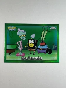 2025 Topps Chrome SpongeBob #72 Mrs. Tentacles Kelp Green - Picture 1 of 2