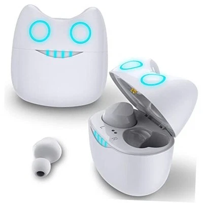 Fones de ouvido sem fio Totoro brancos podem ser usados continuamente por 40 horas durante  - Imagem 1 de 4