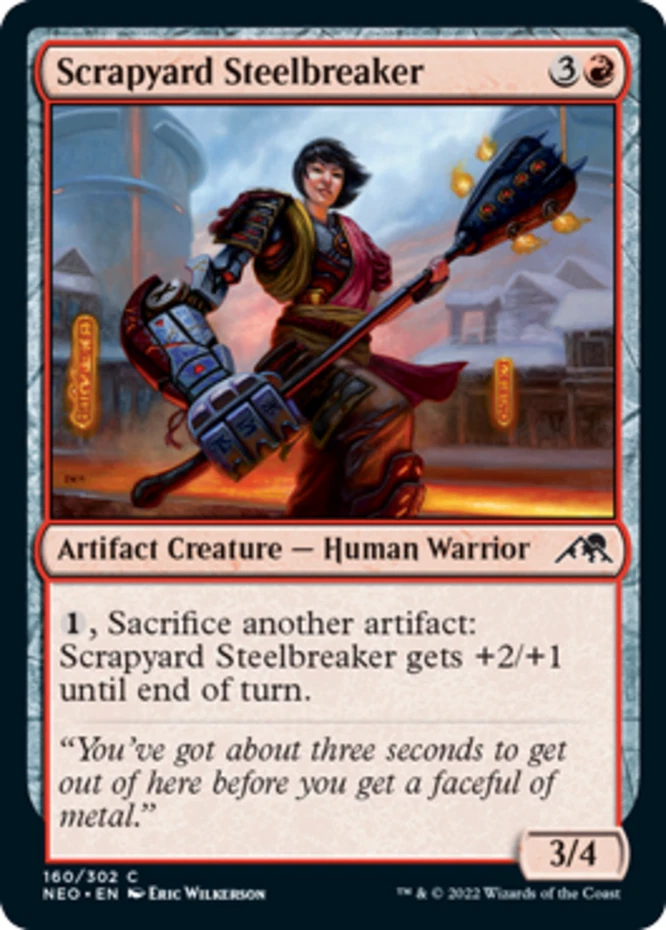 x1 Scrapyard Steelbreaker - Kamigawa: Neon Dynasty - NM - MTG - Image 1 of 1