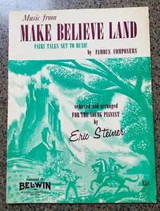 Music from Make Believe Fairy Tales Set to Music Sheet Music Book 1961 Free Ship - Picture 1 of 3