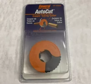 GENERAL PIPE CLEANERS 1/2” AUTO CUT COPPER TUBING CUTTER ACT-12 - BRAND NEW - Picture 1 of 2