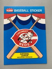 1989 FLEER TEAM STICKERS (ONE LOGO) CINCINNATI REDS CINCINNATI REDS #NNO