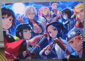 Tarjeta Coleccionable Hashira Todos 9 Oro Metal Cazador de Demonios Kimetsu no Yaiba Casi Nuevo CCG - Imagen 1 de 5