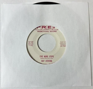 Ray Stevens FIVE MORE STEPS, TINGLE (45 POP PROMO) #122 PLAYS VG+TO VG++ - Picture 1 of 5