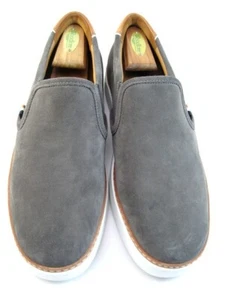 Allen Edmonds "ALPHA" Men's Slip-On Casual Sneakers 10 E Grey Suede (415N) - Picture 1 of 10