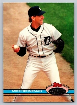 1991 Topps Stadium Club - #287 Mike Henneman - *Near Mint* - Image 1 of 2