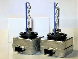 2PCS NEW OEM D1S 6000K 85415 85410 66140 66144 HID XENON HEADLIGHT BULBS SET - Picture 1 of 1