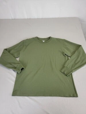 Soffe Shirt Long Sleeve Hunter Green Size Medium Pullover - Image 1 of 4