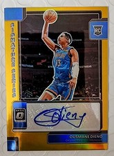 2022-23 Donruss Optic Auto SS-ODH Ousmane Dieng Gold 02/10 Signature Series OKC