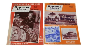 Railroad Model Craftsman Magazine 1963 2 Pcs, Vtg Train Rail Layouts Info - Picture 1 of 18