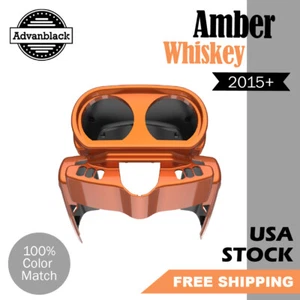 Cubierta de racimo calibre ámbar para whisky se adapta a Harley Road Glide 15+ FLTRX de Advanblack - Imagen 1 de 11