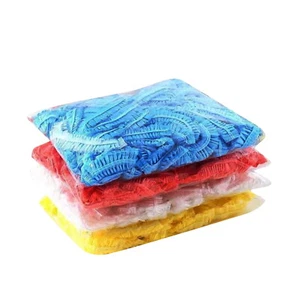 700X Shower Cap Blue Plastic womens Men Kids Hair Cover Waterproof - Picture 1 of 4