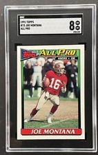 1991 Topps #73 Joe Montana SGC Graded 8 NM🔥🔥🔥Many More🔥🔥🔥fb2