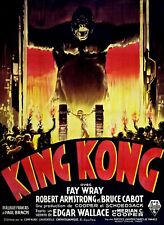 Home Wall Art Print - Vintage Movie Film Poster - KING KONG - A4,A3,A2,A1,A0