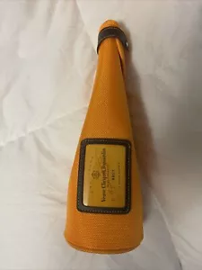 VEUVE CLICQUOT Champagne Orange Ice Jacket Bottle Holder Knitted Bag Unused - Picture 1 of 2