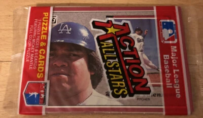 1983 Action All Stars Pack W Fernando Valenzuela Dodgers & Rod Carew Angels - Image 1 of 2