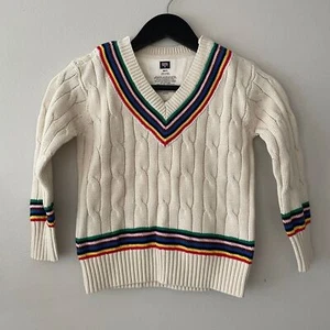 Rowing Blazers for Target Kid’s Snap Button Adaptive Cable Knit Sweater - Picture 1 of 3