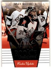 2002-03 Upper Deck Rookie Update Ryan Miller Rookie /1500 #139 Buffalo Sabres