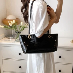 Elegant Korean Style Underarm Bag Large Capacity Commuting Tote Bag Outdoor - Picture 1 of 17