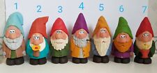 Hand Carved And Hand Painted Little Gnomes