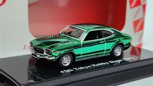 1:64 Kyosho Mazda RX-3 Savanna Chrome Green 45th Tokyo Hobby Show tarmac mini gt - Picture 1 of 4