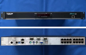 Black Box KVM KV1416A-R2 - 16 Port - 4 Clients - hat RJ45 Port für KVM over IP - Bild 1 von 5