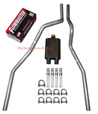 04-08 Ford F150 Camión Mandril Doble Escape Doblado con Silenciador Flowmaster Super 44 Foto 1 de 2