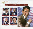 Maldives Famous People Stamps 2015 MNH Frank Sinatra Music Celebrities 4v M/S