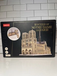 CubicFun 3D Puzzle Moveable Notre Dame de Paris. PLEASE READ DESCRIPTION. - Picture 1 of 8