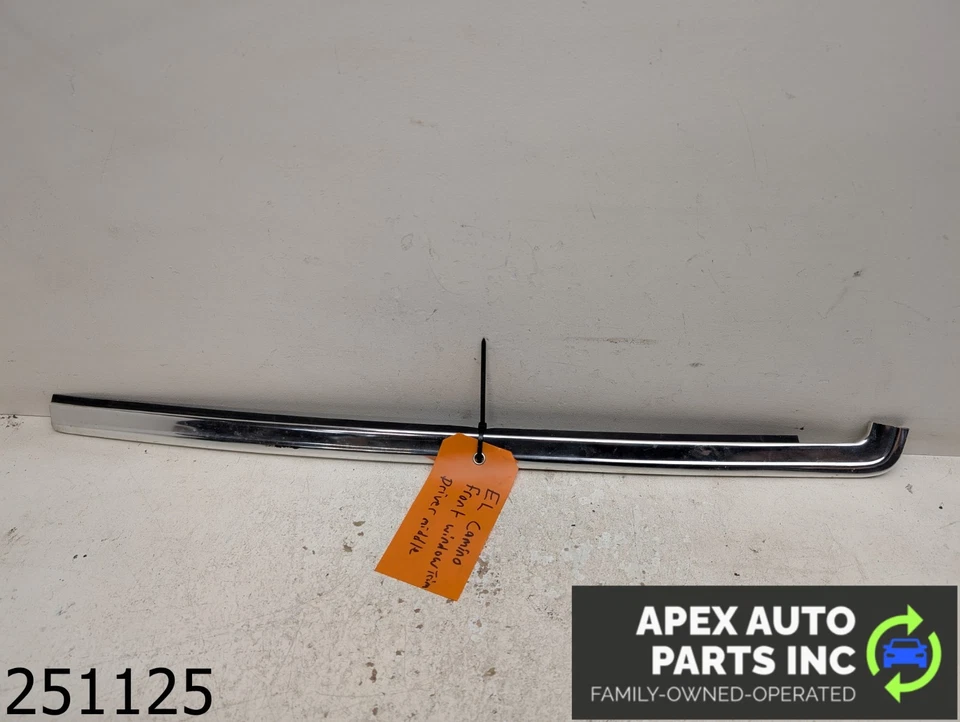 OEM 1979 Chevrolet El Camino 3.9L Driver Left LH Window Trim Chrome Foto 1 de 4