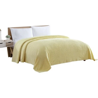 雪尼尔床罩纯色轻便棉床上用品优雅卧室装饰 — 第 1/4 张图片