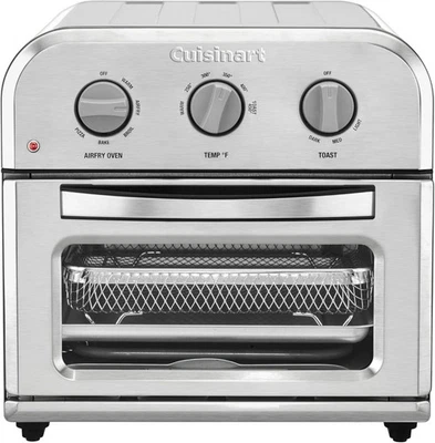 Cuisinart компактная воздушная фритюрница тостер духовка из нержавеющей стали 1800 Вт 6 в 1 - Изображение 1 из 4