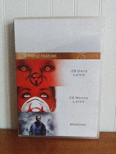 28 DAYS LATER/ 28 WEEKS LATER/ MIRRORS DVD 2010 3-Disc Rare oop Mint Horror - Picture 1 of 9