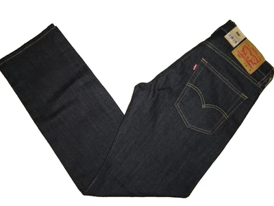Jeans Levi's 513 31 x 30 ajustados calce recto venta al por menor $80 estilo # 08513-0183 nuevos con etiquetas Foto 1 de 4