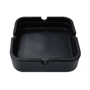Ashtray Black Silicone Square High Temperature Resistant With Four Cigar GH - Picture 1 of 12