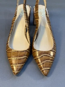 Vince Camuto Hamden Damengröße 8,5 scheunenbraune Riemchenpumps mit Absatz neu ohne Karton - Bild 1 von 22