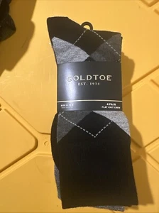 Gold Toe Men's Dress Sock 4 Pairs Mixed Colors - Picture 1 of 9