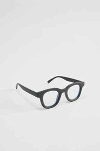 Urban Outfitters Dimitri Square Blue Light Glasse Black Men's - Picture 1 of 5