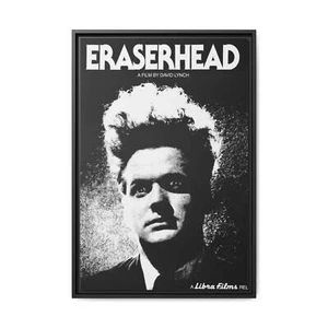Cult Classic Large Gallery Framed Canvas 20" x 30" Movie Poster Art - Eraserhead - Picture 1 of 10