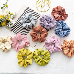Large Hair Scrunchies Elastic Hair Band Ring Ties Ponytail Holder Accessory AU