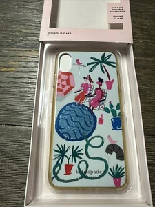 iPhone XS Max Kate Spade Comold Case New York SUMMER POOL PLANTS Open Box - Bild 1 von 11