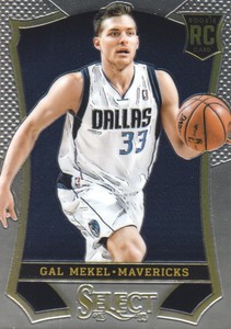 2013-14 Select Dallas Mavericks Basketball Card #188 Gal Mekel Rookie